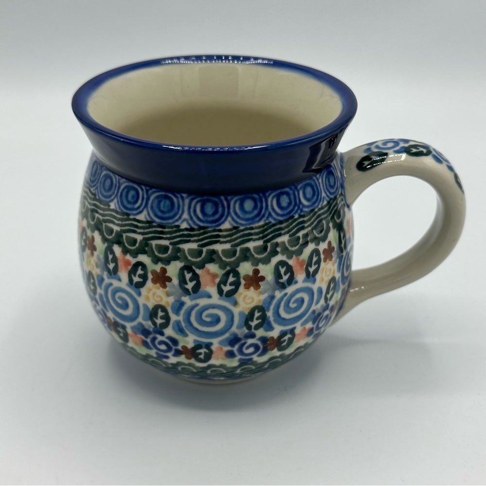 Polish Pottery Unikat Bubble Mug